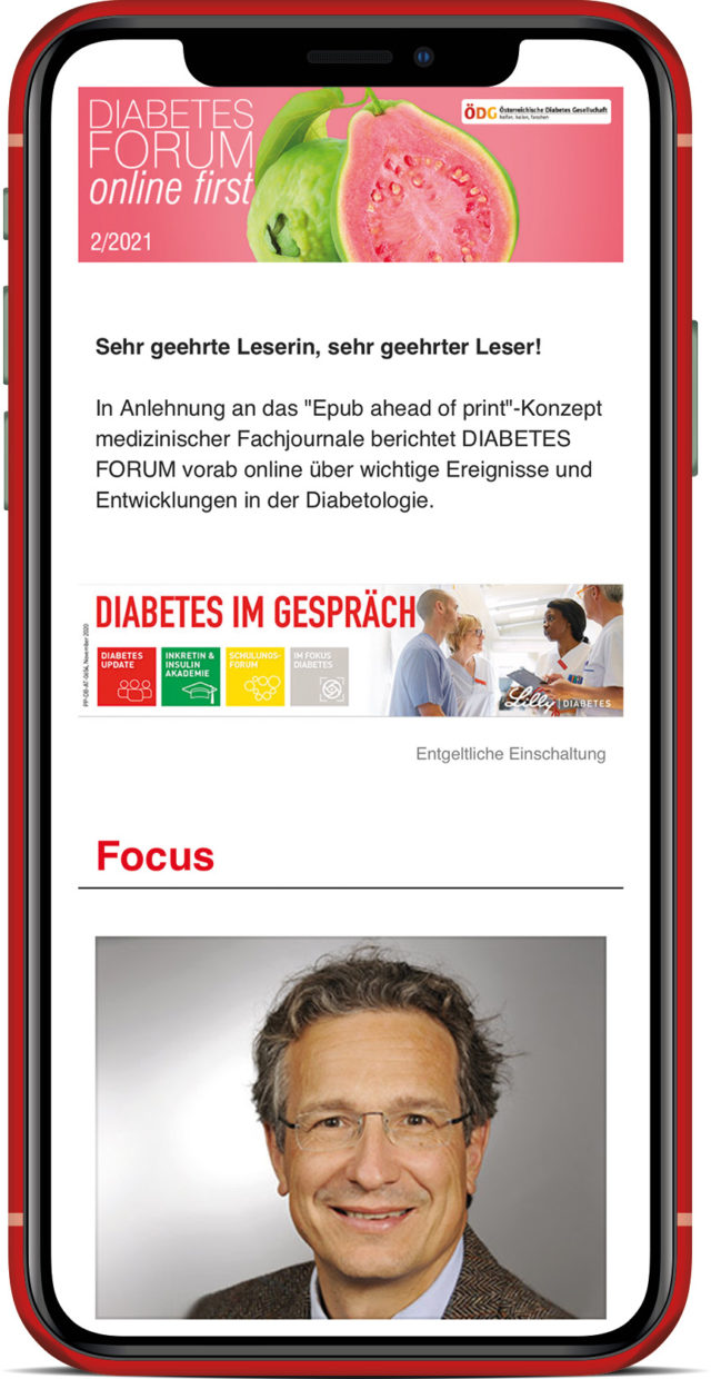 Melden Sie sich jetzt zum Diabetes Forum Newsletter an