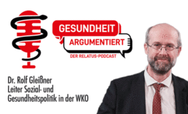 Rolf Gleißner, Leiter Sozial- und Gesundheitspolitik WKO